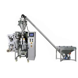 Three or four sides packing machine with auger filler and screw